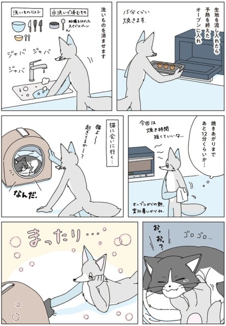 猫に会いに行く…