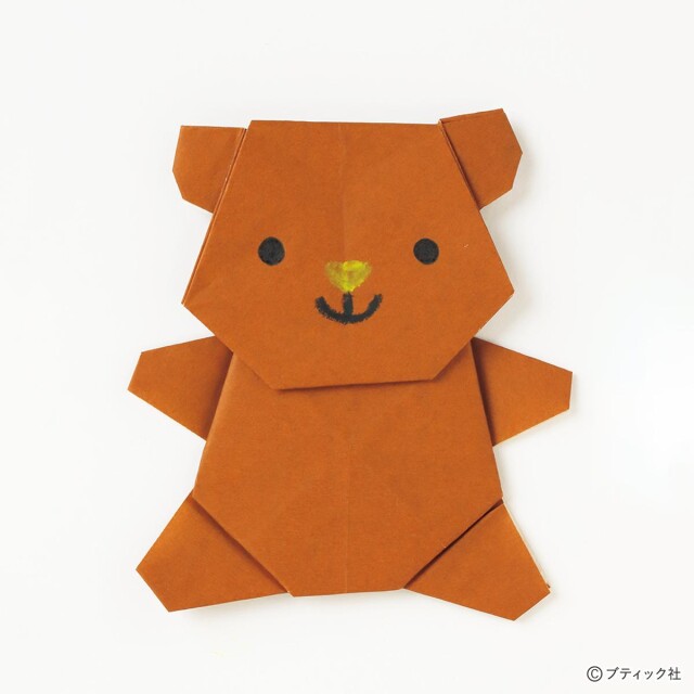 折り紙「くま」の折り方｜子供にもできるやさしいレシピ - コラム - 緑