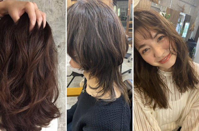 流行りの髪色で艶感や血色をプラス！？人気のヘアカラー