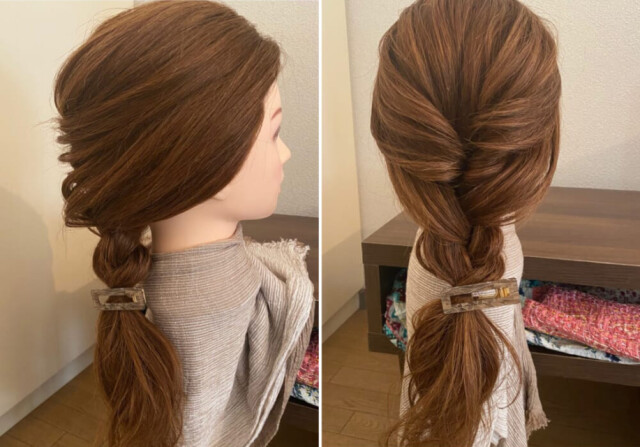 コテ不使用で完成！マジックカーラーで作る簡単ヘアアレンジ