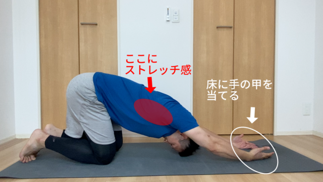 寝る前30秒！背中のたるみをスッキリさせるストレッチ