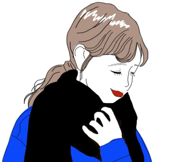 ざっくりまとめた一つ結び