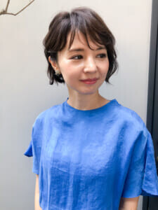 クセ毛風パーマで柔らか＆可愛い表情に