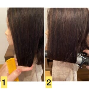 コテを使った場合