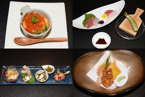 地元食材をふんだんに使った創作料理