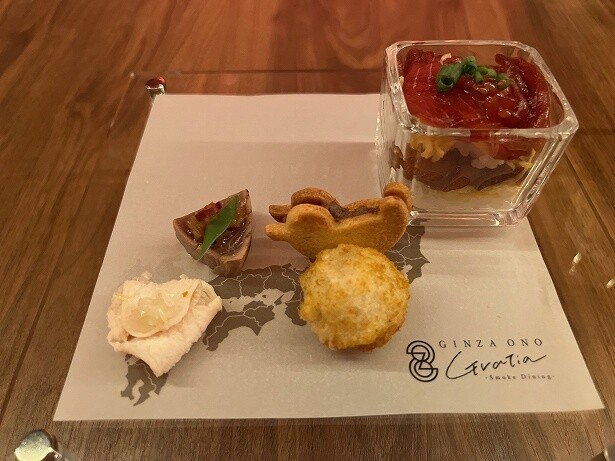 異なる美味しさを1枚のプレートで楽しむ前菜