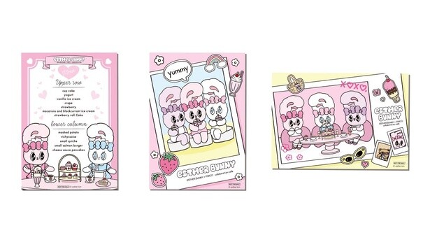 スイーツタワーはブロマイドカード3種付き