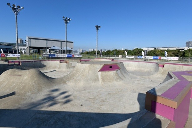 「パーク」コースは、BMXの大会でも使用予定