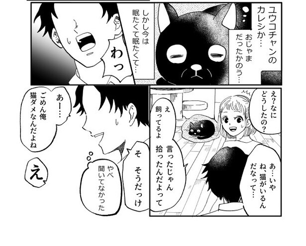 「拾ってくれた女の子の幸せを願う老猫のハナシ」14