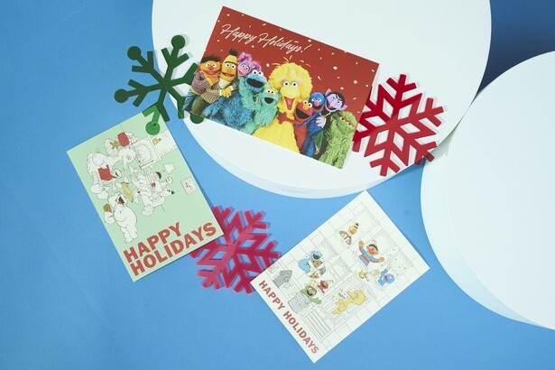 「HAPPY HOLIDAYSポストカード」(242円・全3種)