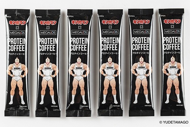 【写真】メガロス PROTEIN COFFEE キン肉マン特別パッケージ