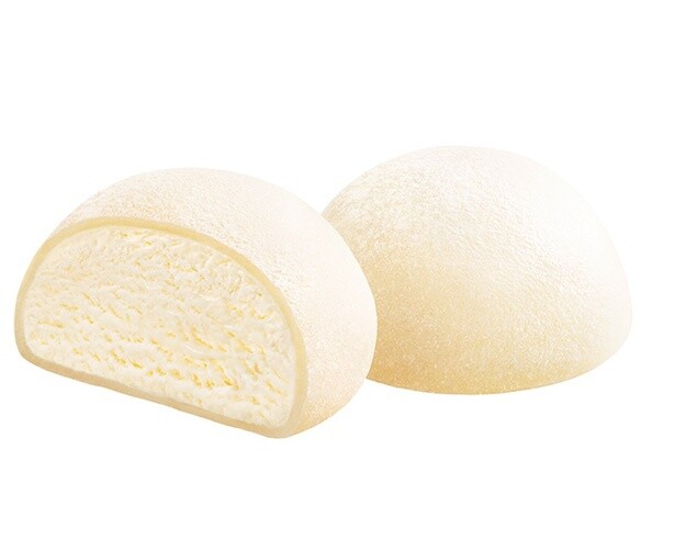 雪見だいふくの断面。求肥とアイスクリームの相性は抜群だ