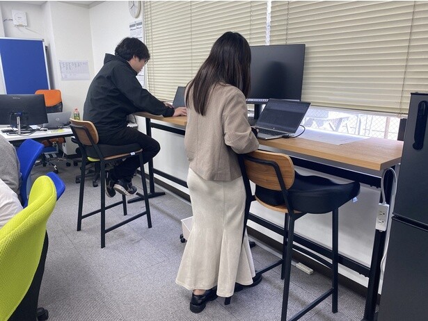 作業しやすいデスクを選んで仕事ができる