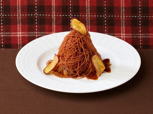 「 焼きいもとイタリア栗のモンブラン」(649円)