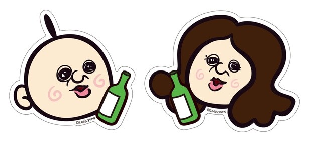 「オリジナルステッカー」(全2種・各550円)