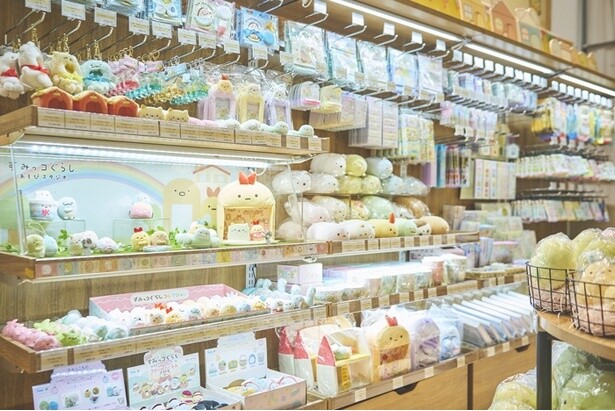 みやげなどを購入するのにピッタリな「グッズエリア」