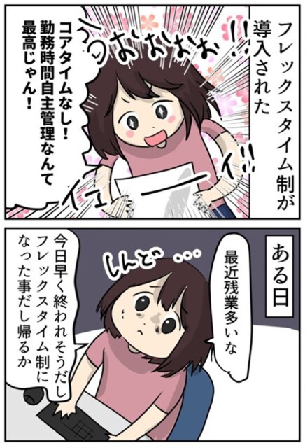 【ブラック企業の日常22】限界OLはフレックスが使いたい！が… 01