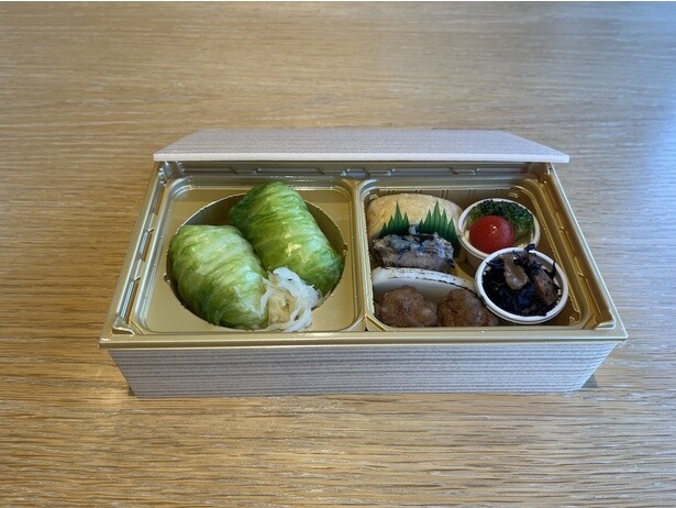 「朝食ボックス」。紀州の名産がふんだんに使われている