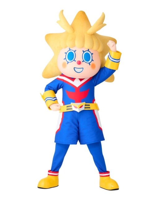  限定コスチュームを着たソラカラちゃんグリーティングを実施