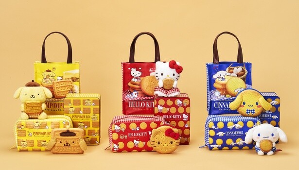 サンリオと森永製菓の人気ビスケット・クッキーがコラボしたバレンタインギフトが登場
