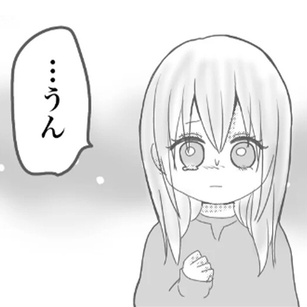 保健室の先生の言葉に頷く主人公