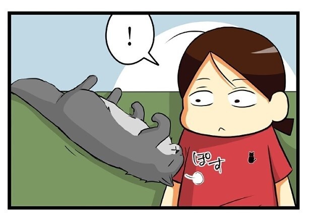 もちこさんの腕まで落下中のノアル