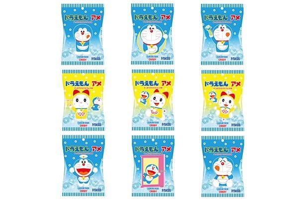 「ドラえもん アメ」外包装9種