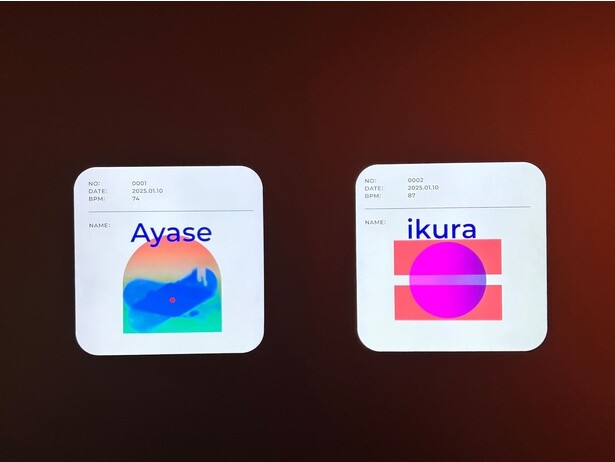 YOASOBIのAyaseさんとikuraさんの心音オブジェクトも登場！