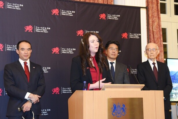 フィオン・トーマスさん(ウェールズ政府・国際外務本部局副局長)より、「Wales and Japan 2025」の詳細が説明された
