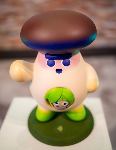 キノコがモチーフになったバラビちゃん