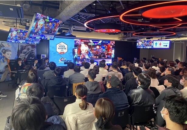 東京・上野の「esports Style UENO」で行われたパブリックビューイングは満員御礼の大盛り上がり