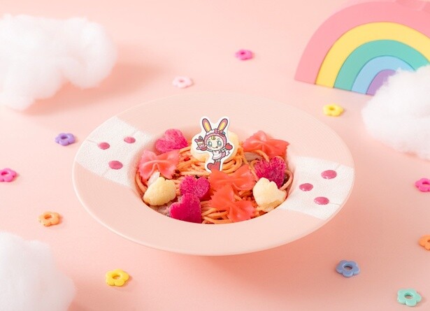 ベリエちゃんのピンククリームパスタ