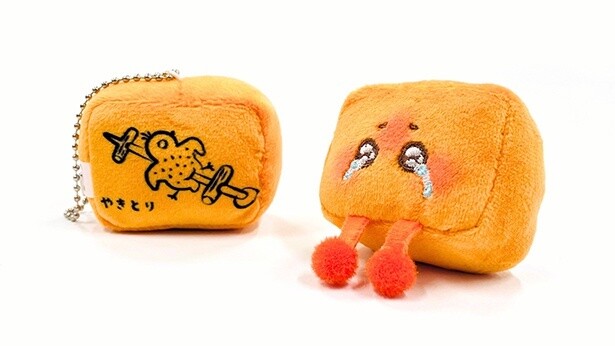 【写真】オリジナルシリーズ「うるるん」から、麻雀牌と焼き鳥札がぬいぐるみに！