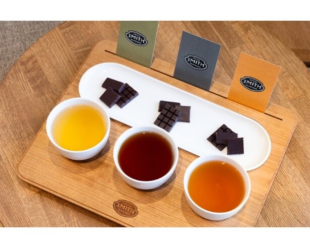 「ティー×チョコレートのペアリングフライト」(3630円)
