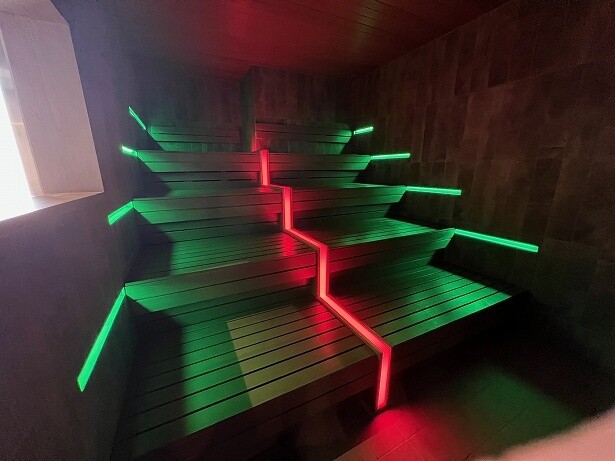 ドアを開けてびっくりのSAUNA 1