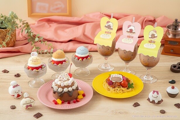 期間限定でオープン中の「すみっコぐらしカフェ～喫茶すみっコでチョコレートフェア～」。東京は3月9日(日)まで、愛知は2月24日(振休)まで