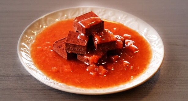 【写真】生チョコといちごリキュールが絡み合う甘酸っぱい「どろっ沼スイーツ」