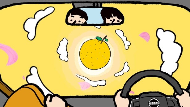 映像にはイラストになったゆずの二人と松たか子さんが登場