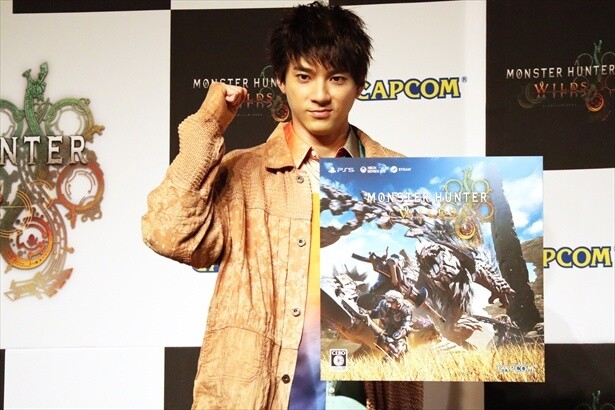 「モンスターハンターワイルズ」メディア発表会に出席した山田裕貴さん