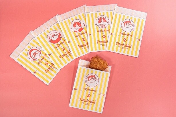 「ファミチキ」の袋にもねこのイラストが！