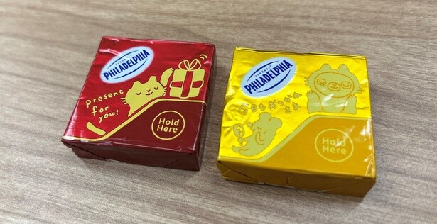パッケージには心が温まるメッセージや絵柄が！