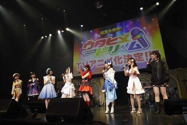 【画像】公演中にTVアニメ化が発表された