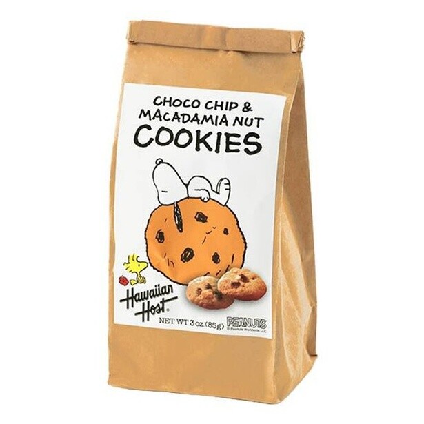 ハワイアンホースト スヌーピー マカデミアナッツチョコチップクッキーバッグ(699円)