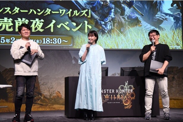 興奮気味にクエスト達成の感想を話す西野七瀬さん