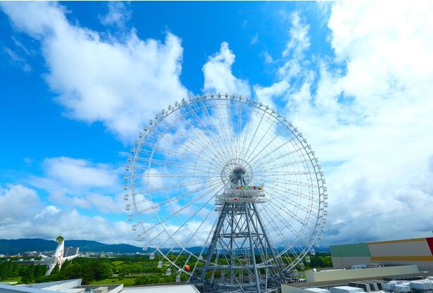 「OSAKA WHEEL」の高さは123メートルで、日本一！