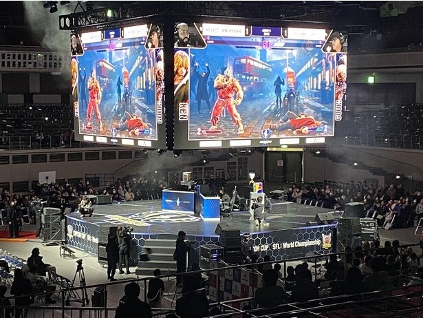 大型モニターもあり、どの席からも試合観戦しやすかった
