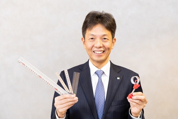 新潟精機株式会社代表取締役社長の五十嵐利行さん。「お客様が楽になったと感じられるもの作りをしたい」と語る
