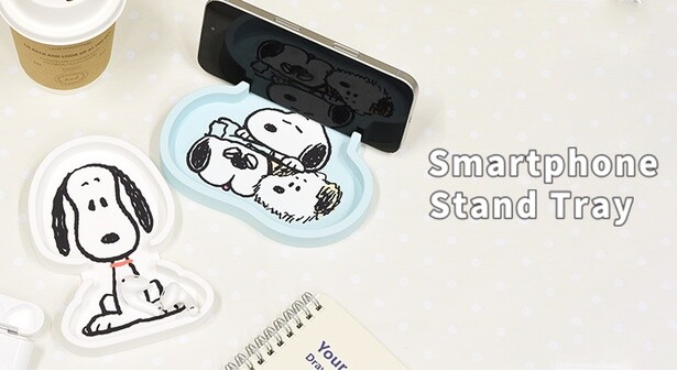 スマホ立てと小物入れが一緒になった便利アイテム！