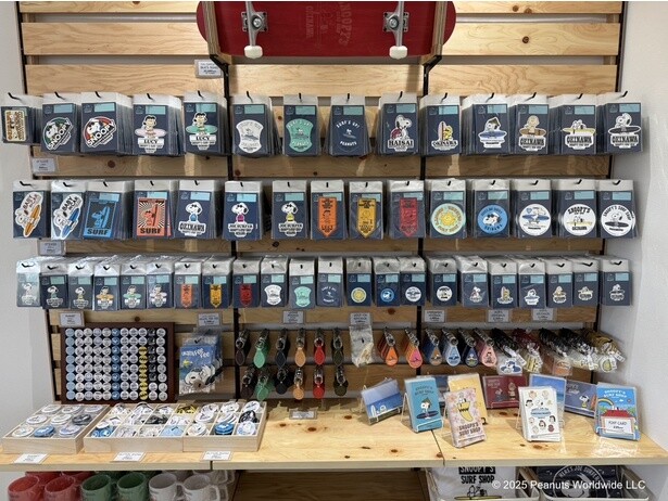SNOOPY'S SURF SHOP 北谷店の店内