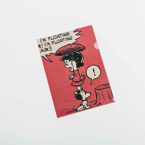 「A4クリアファイル '50s(pink)」(440円)